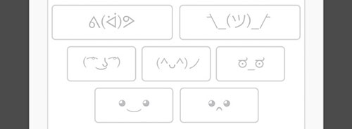 Der tastatur auf smiley Smileys in