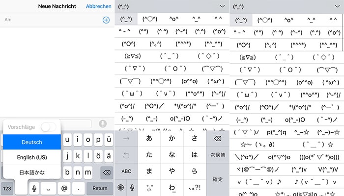 Für tastatur emoji lovoo mit So erstellen