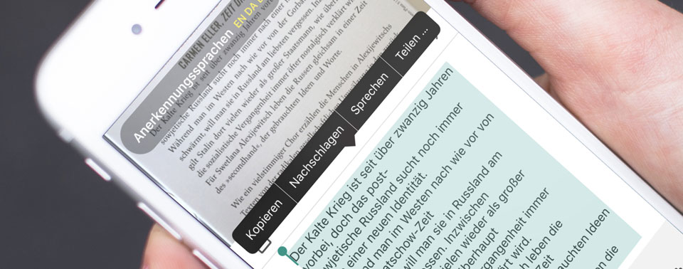 Abby TextGrabber: OCR-Texterkennung in Echtzeit | iphone-ticker.de