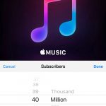 Apple Music 40 Millionen Nutzer
