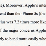 Apple Bendgate Untersuchung