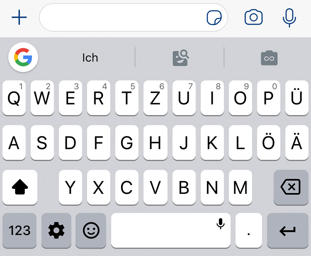 Gboard-Tastatur das iPhone bietet Feedback › iphone-ticker.de