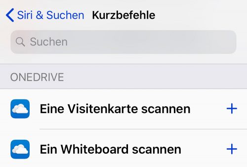 Microsoft Onedrive Ios App Siri Kurzbehehl