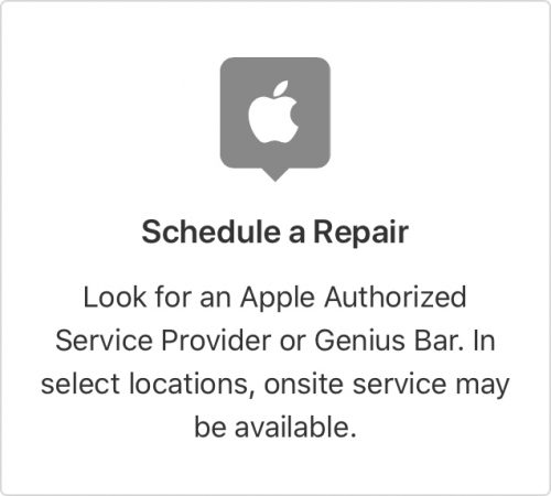 Apple Vor Ort Reparatur Zuhause