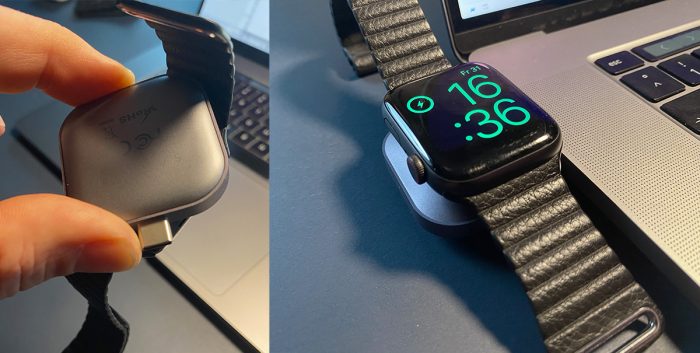 Satechi Magnetic Charging Dock Apple Watch Test