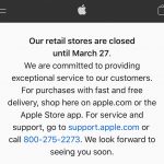 Apple Store Corona Schliessung