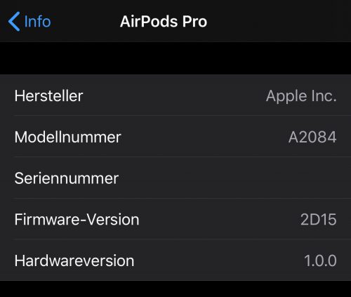 Airpods Pro Update 2d15