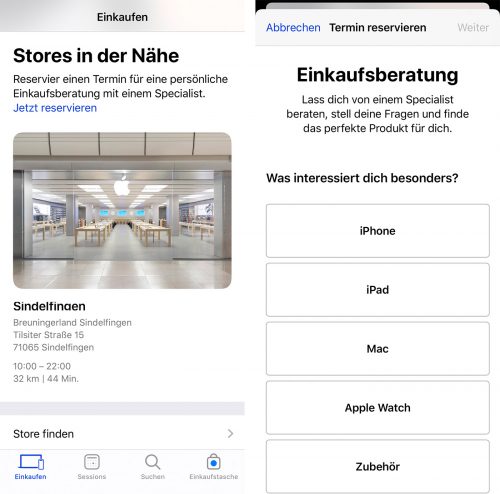 Apple Store App Einkaufsberatung Mit Specialist