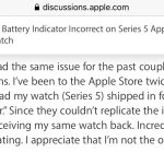 Apple Watch Akku Problem