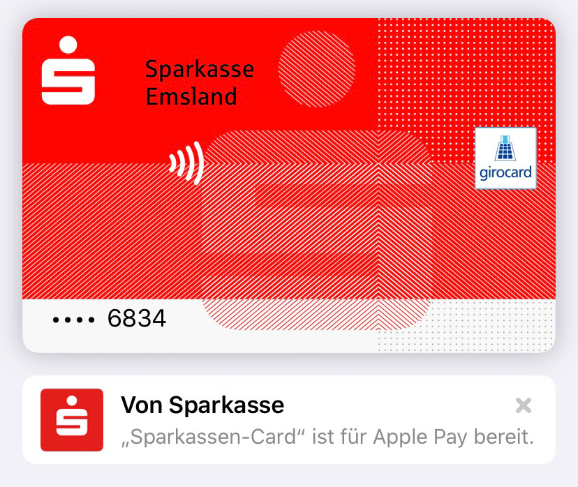 Apple Pay Mit Sparkassen Karte Startet In Deutschland Iphone Ticker De
