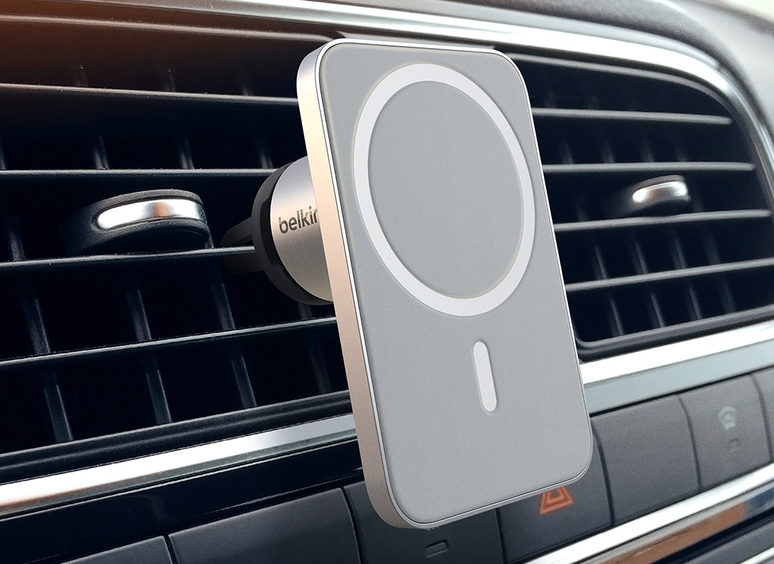 Multi-Ladegerät und Autohalterung: Belkin stellt erstes MagSafe-Zubehör vor  ›