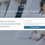 C24 Banking Webseite Ankuendigung