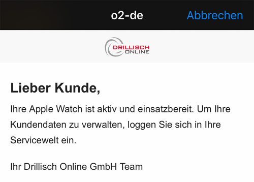 Apple Watch Sim Von Drillisch Handyvertrag