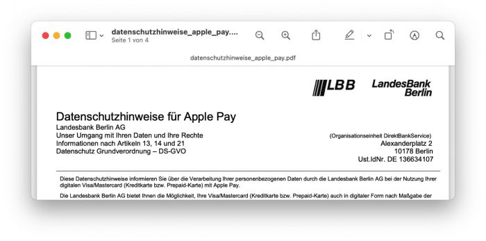 Apple Pay Datenschutz 1500