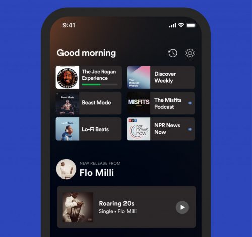 Spotify Neuer Home Bildschirm Maerz 2021