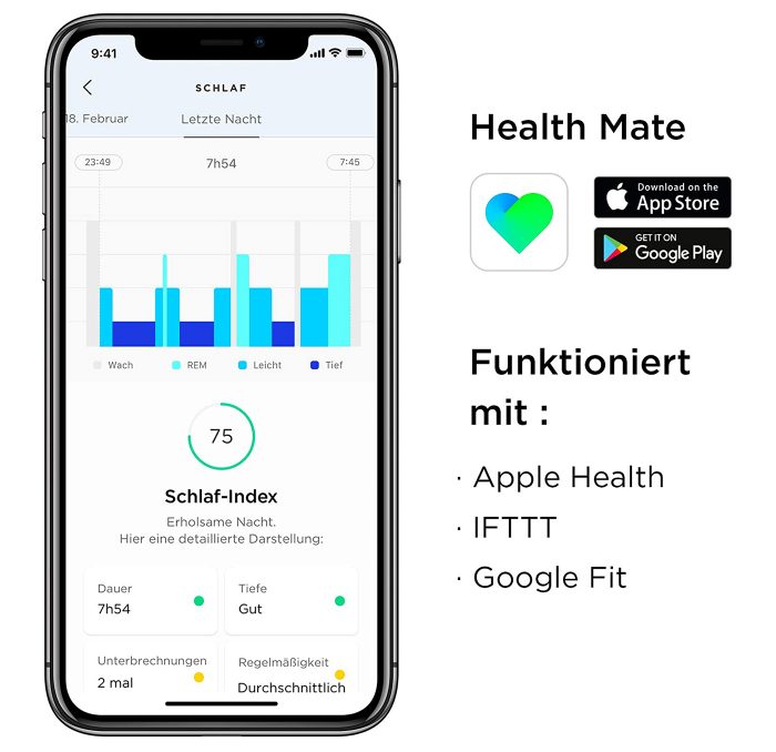 Withings Health Schlaf Index