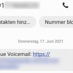 Voicemail SMS VZNRW