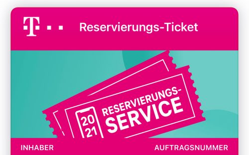 Telekom Reservierungs Ticket
