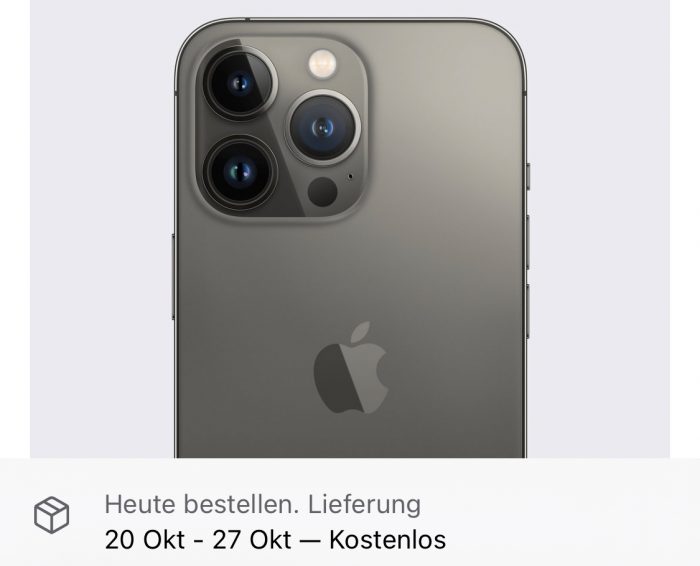 Iphone 13 Pro Lieferzeit