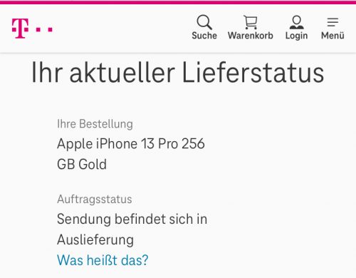 Iphone 13 Telekom Lieferstatus