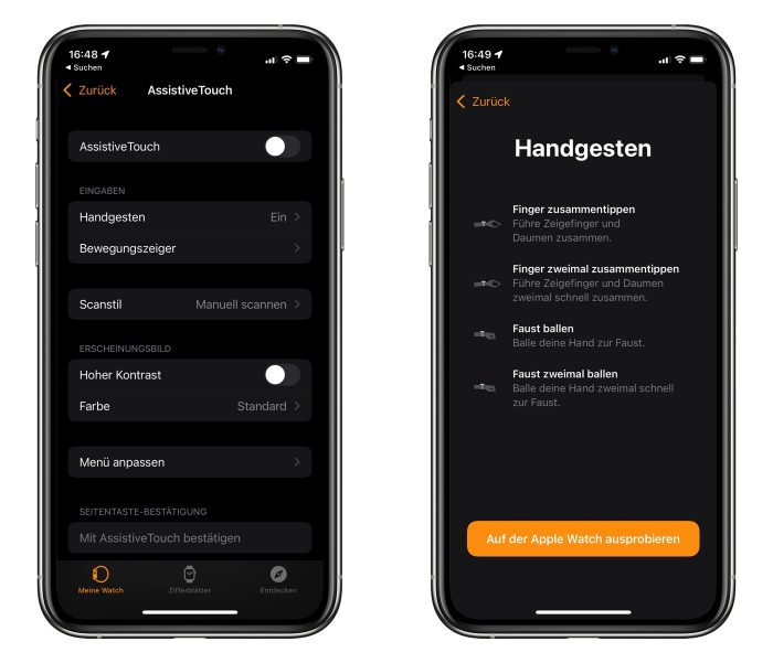 Watchos 8 Assistivetouch Iphone 1400