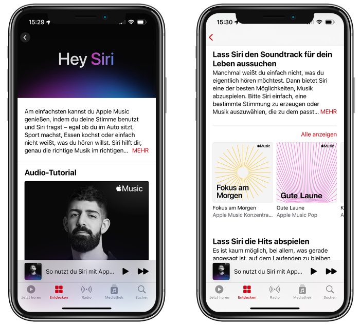 Apple Music Voice Screenshots