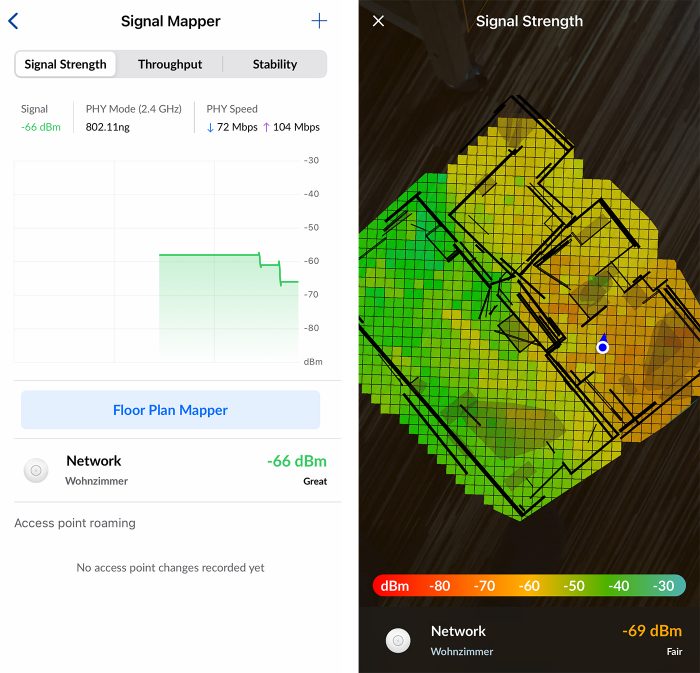Wifiman App Signal Mapper Floor Plan