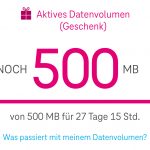 Telekom Datengeschenk 500 Mb