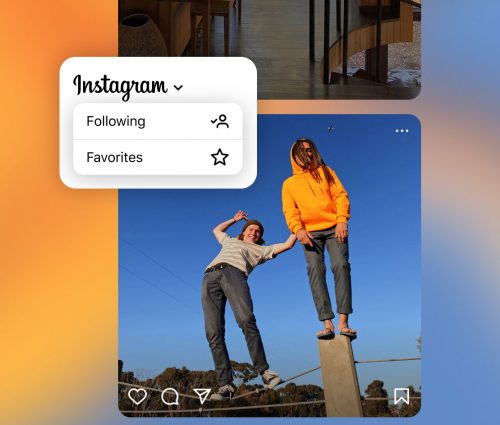 Control Your Instagram Feed With Favorites And Following Header