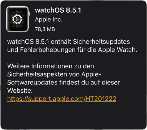 Apple Watch 8 5 1