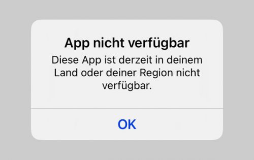 App Nicht Verfuegbar Apple App Store