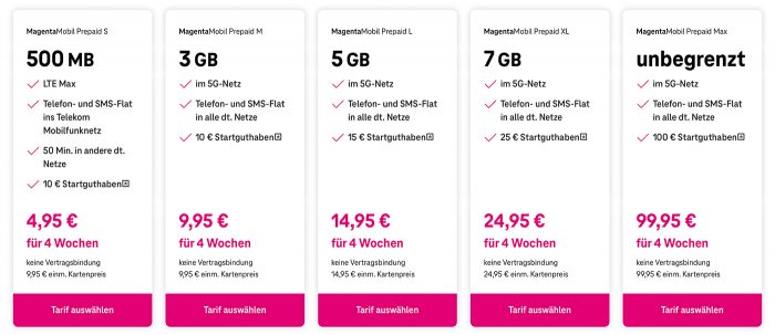 Telekom Magentamobil Prepaid