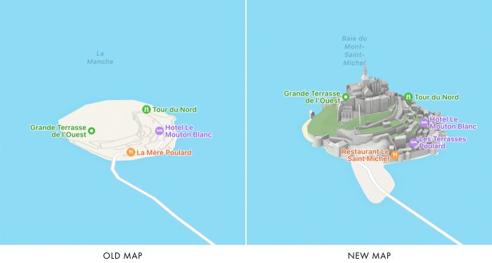 Apple Karten Frankreich Alt Und Neu