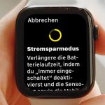 Stromsparmodus Apple Watch Feature