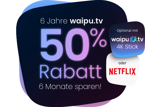 TV-Streaming-Dienst waipu.tv halbiert die Preise ›