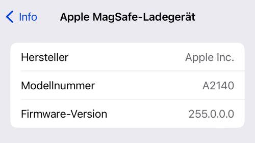 Apple Magsafe Ladegeraet Firmware