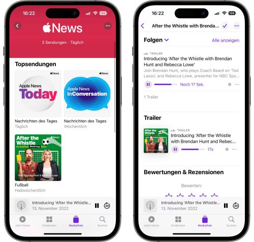 Apple News Podcasts