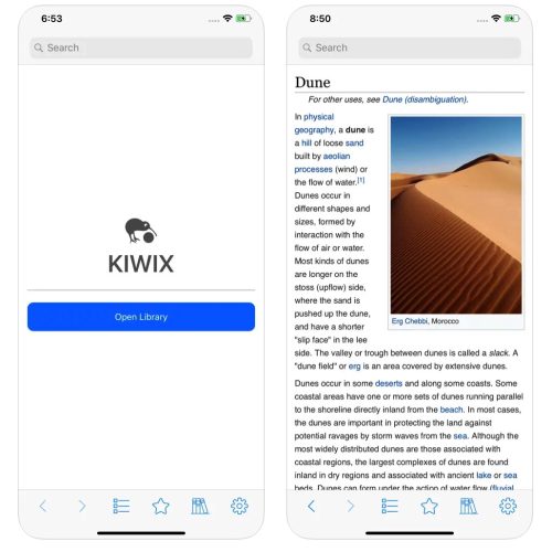 Kiwix 3 App 1400