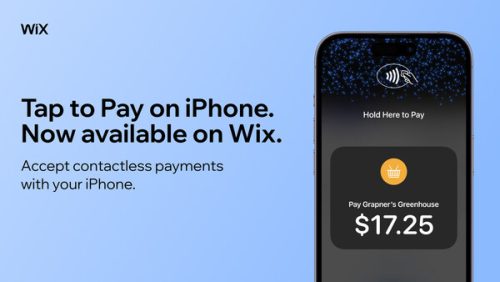 Wix Tap To Pay PR Image