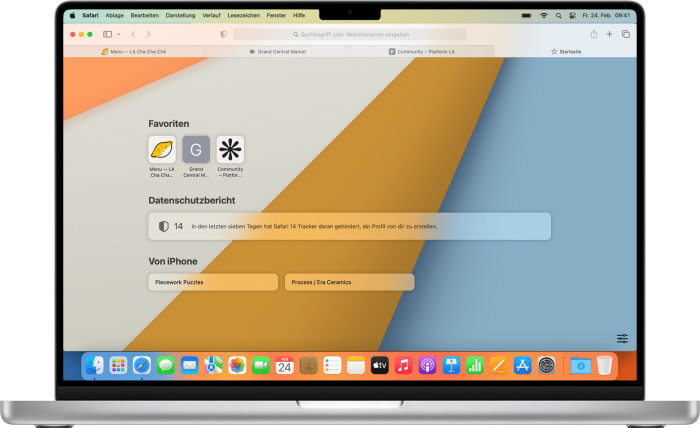 Macos Ventura Macbook Pro Safari Icloud Tabs