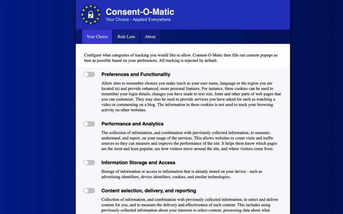 Consent O Matic App