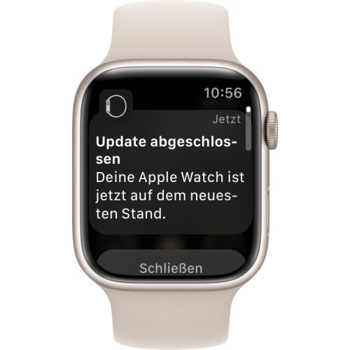Update Abgeschlossen Apple Watch