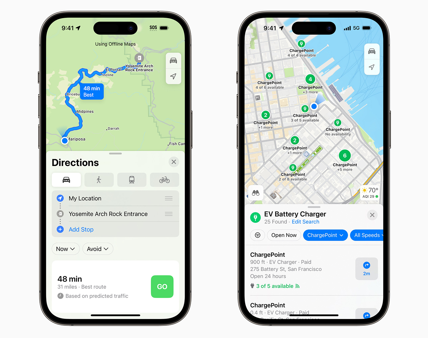Apples Karten-App bald mit Offline-Modus und Live-Infos zu