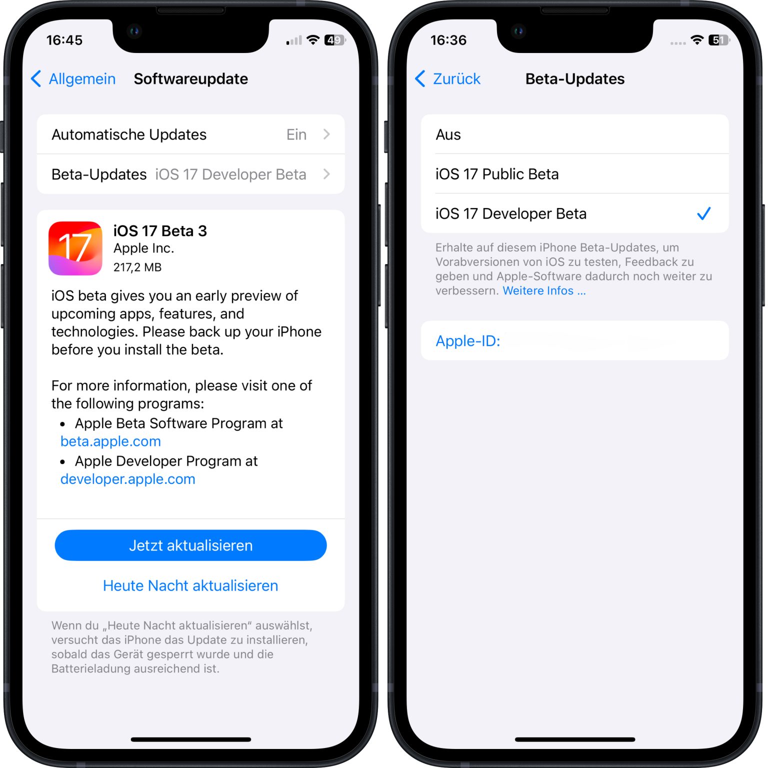 iOS 17: So lässt sich der Beta-Test beenden ⋅ iphone-ticker.de