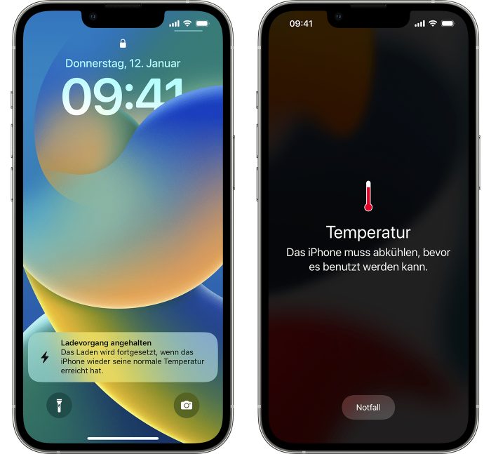 Ios15 Iphone13 Pro Iphone Temperature Alert
