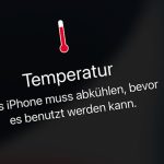 Temperatur Warnung Iphone Feature