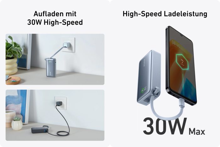 Für nur 23,79 Euro: iWalk Powerbank mit integriertem Lightning-Kabel