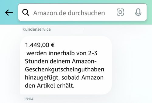 Amazon Iphone Reklamation Rueckrestattung