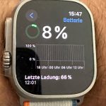 Apple Watch Ultra Akku Problem