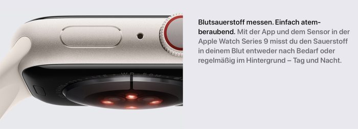 Apple Watch Blutsauerstoff